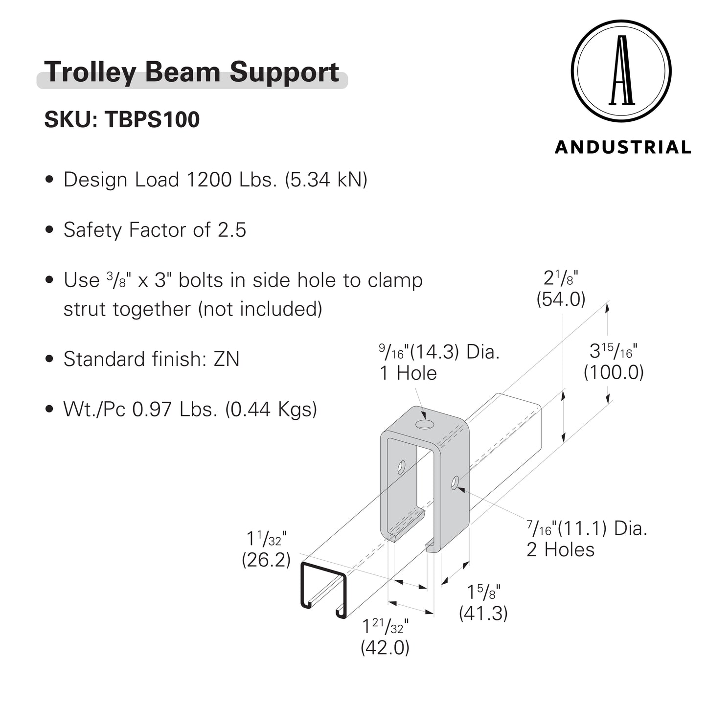 Trolley Beam Support